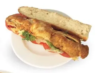 Bocadillo De Pechuga De Pollo Vegetal
