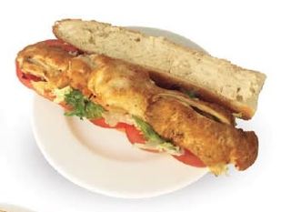 Bocadillo De Pechuga De Pollo Vegetal