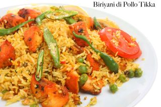 Biriyani di pollo tikka