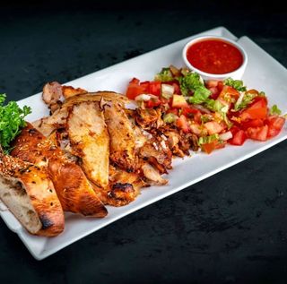 Куриный донер с рисом