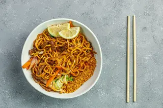 Pad See Ew Shrimp