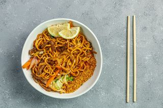 Pad See Ew Shrimp