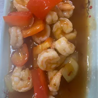 73 Gamberetti in salsa piccante