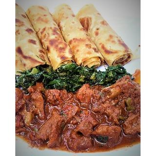 Chapati with Beef Stew