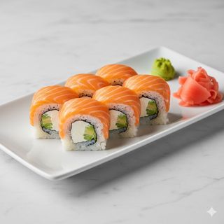 Salmon Philadelphia Roll (4 Pzs.)