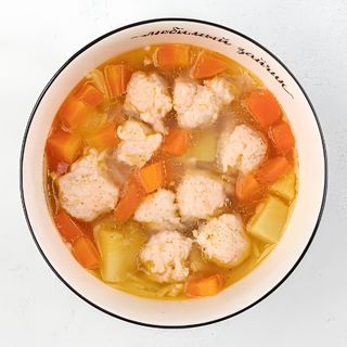 Суп с куриными фрикадельками (180г)