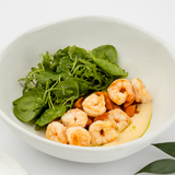 Salată cu cartof dulce și crevete