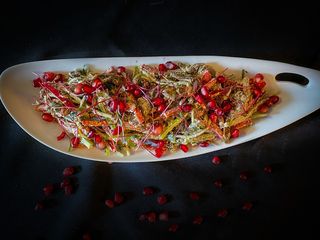 Ხის სოკოს სალათი ნიგვზით