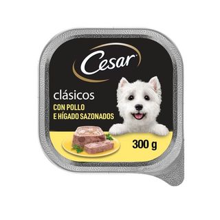 0.3 KG Cesar Pollo e Hígado Tarrina en Paté para Perros