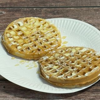 Waffle Cream Cheesy Honey Drizzle