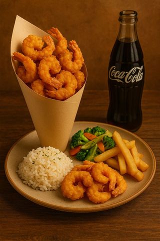 Gambas pequeno Fritas (Porción)