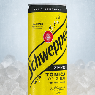 Tónica Schweppes zero lata (330 ml.)
