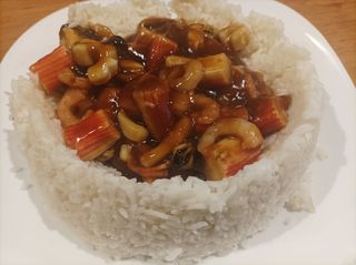 527. Морски дар върху бял ориз (600гр)