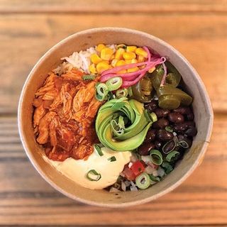 Bowl de tinga de pollo
