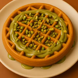 Gofre de pistacho