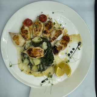 Lignje punjene gamborima 450 gr