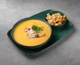 Supa crema de cascaval cu bacon