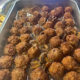 Albóndigas con salsa de PX.