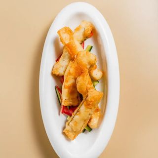 Филе судака fish & chips