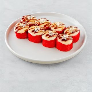 Запечений рол з лососем