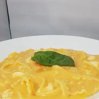 Pasta e crema di patate 