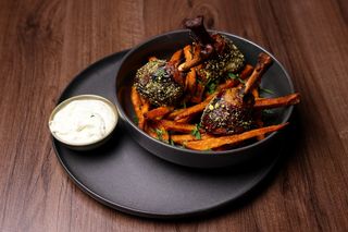 Lolly Pop de pui cu cartof dulce