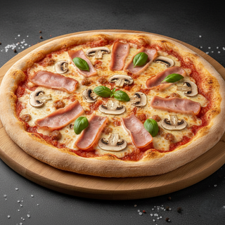 Pizza Mammoth Prosciutto e funghi