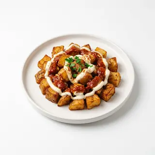 Patatas bravas/bravioli / alioli