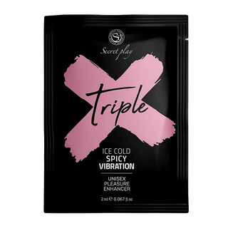Gel Estimulante Pimienta Triple X Secret Play Sobre 2 Ml