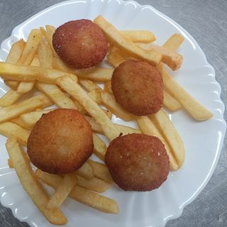 Media bombitas con queso