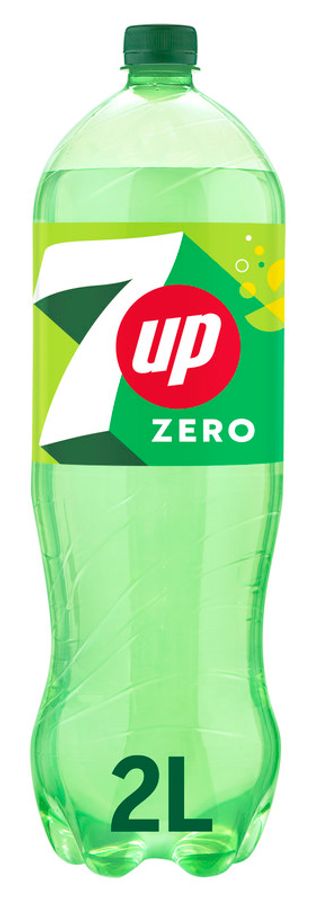 7UP Zero Refresco con gas sabor Lima Limón sin Azúcar Botella 2 Litro