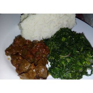 Ugali Liver Fry(maini)