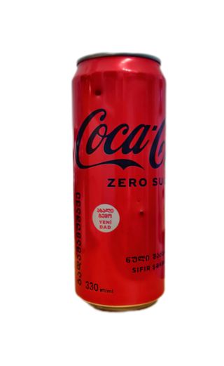 კოკა-კოლა  უშაქრო ქილის 0.33ლ