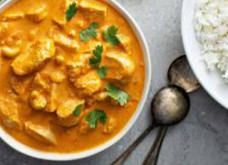 Plato De Pollo Tikka Korma (Dulce)