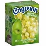 Сік  пакетований  яблуко-виноград