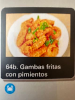 Gambas Fritas Con Pimientos
