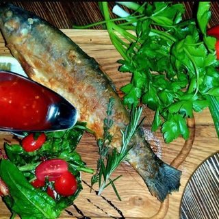 «ФОРЕЛЬ В СОУСЕ НАРШАРАБ»