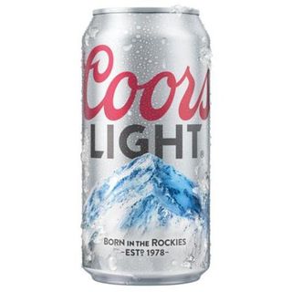 Coors light can