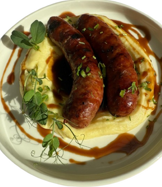 Телешки наденички блек ангъс с трюфел