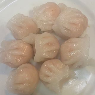 16A. Guiosas de gambas al vapor