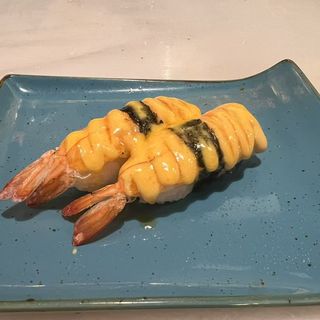 70A.Nigiri De Gamba Con Mayonesa Picante (2 Pzs.)