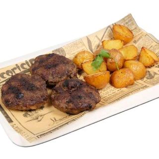 Телешки кюфтенца с печени картофки