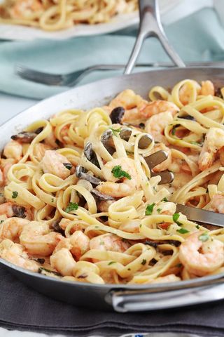 Tagliatelles Crème Champignons Ou Gambas