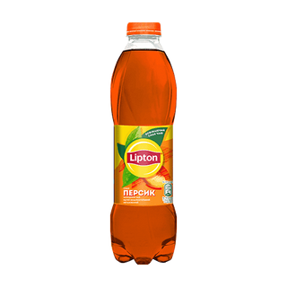 Чай Lipton чорний з персиком 1л
