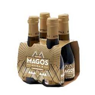 4x Espumante Mini Extra Bruto Magos 20cl (10,5% Vol.)