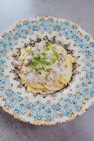 Spaghetti salsiccia