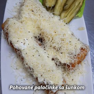 Pohovane palačinke sa šunkom 350gr