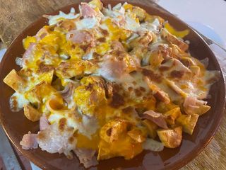 Patatas Gratinadas Con Bacon Y Queso Cheddar