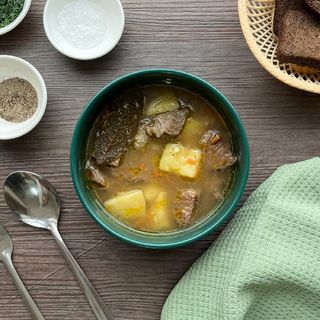  Тушеный картофель с говядиной