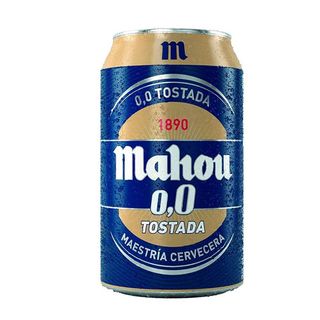 Cerveza Mahou 0.0 Tostada Lata (330 Ml.)
